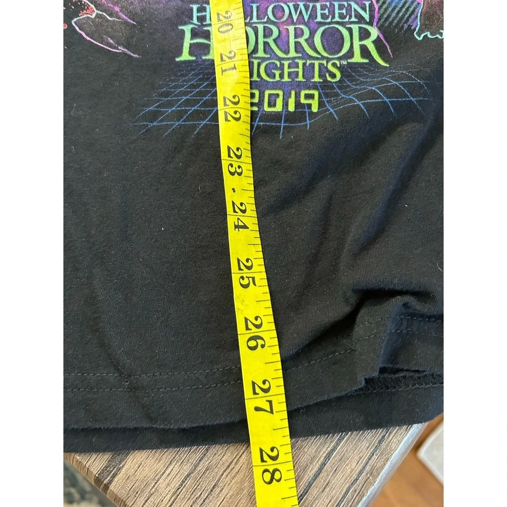 Halloween Horror Nights 2019 Womens Black‎ Fear To The Max T Shirt Medium M